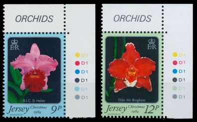 JERSEY 1984 Nr 340-341 postfrisch ECKE-ORE XAEA90E