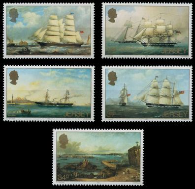 JERSEY 1985 Nr 342-346 postfrisch SE66BD6