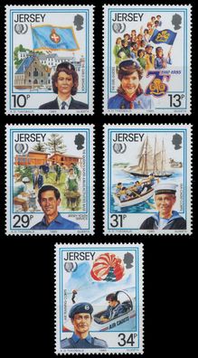 JERSEY 1985 Nr 350-354 postfrisch SE66BEE