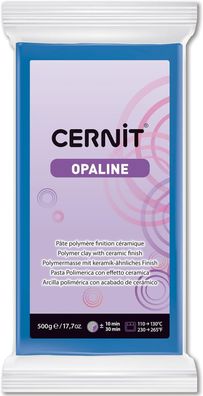 CERNIT CE0880500261C - Block Modelliermasse (Polymer) Opaline, halb transluzent, ofen