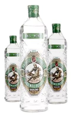 3 x Anis del Mono Seco 1 Liter