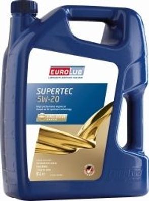 Eurolub - Supertec SAE 5W-20 Motoröl - 5 L