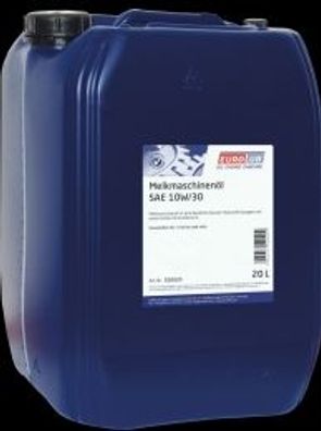 Eurolub - Melkmaschinenöl SAE 10W-30 - 20 L