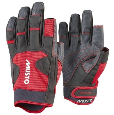 Musto Segelhandschuh Performance Glove 2.0 L/F Lang Rot