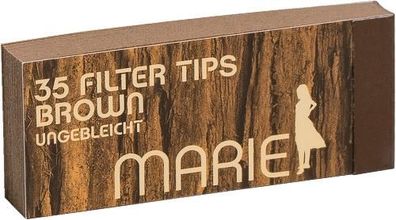 Marie Filter Tips BROWN 35