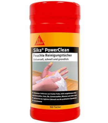 Sika Powerclean Spezial- Reinigungstücher 100 Stück