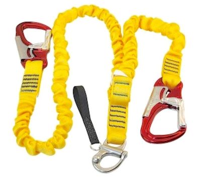 Kong Sicherheitsleine Lifeline Double Action Elastic 2 Hooks Schäkel
