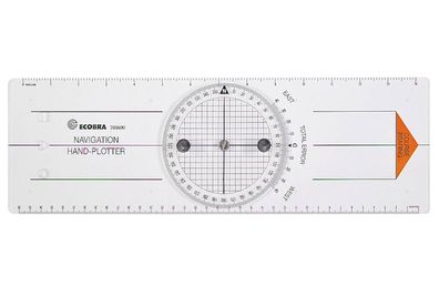 Ecobra Navigations Hand- Plotter Navigationslineal 38cm Kurslineal