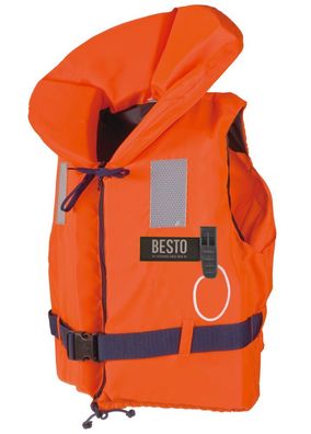 Besto Rettungsweste Feststoffweste 100N Econ Signalfarbe Orange