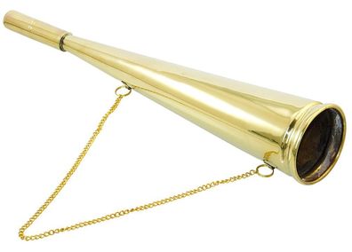 Lindemann Messing Signalhorn gerade 33cm Länge