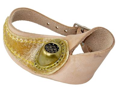 Lindemann, Segelmacherhandschuh Rechts aus Leder mit Messingplatte