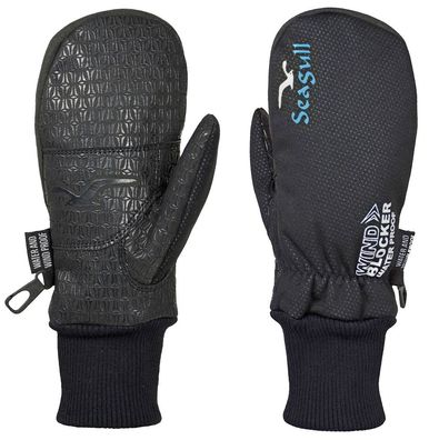 Crazy4Sailing C4S Schwerwetter Segler Fäustling Seagull Windblocker schwarz