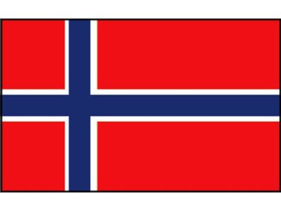 Talamex Gastlandflagge Norwegen Nylon 20cm x 30cm