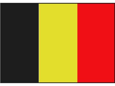 Talamex Gastlandflagge Belgien Nylon 20cm x 30cm