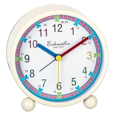 Eichmüller Kinderwecker Quarzwerk Weckwiederholung beige Kunststoff