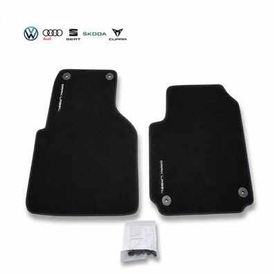Original VW Fussmatten "Dark Label" Amarok 2H Premium Automatten Velours vorn