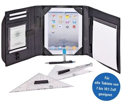 Ecobra Skipper iPad Navigationsmappe A5 mit Navigationsbesteck