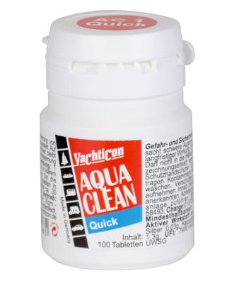 Yachticon Aqua Clean AC 1 Quick 100 Tabletten Desinfektion Trinkwasser