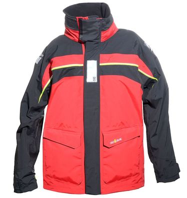 Crazy4Sailing C4S Offshore-Segeljacke Bergen Rot wasserdicht atmungsaktiv