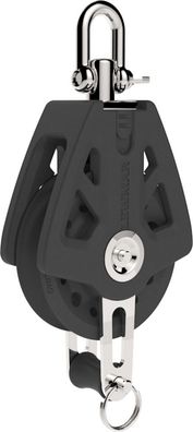 Lewmar Synchro Block Single Schäkel HF Schwarz