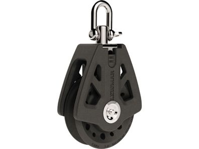 Lewmar Synchro Block Single Schäkel BK Rolle Schwarz