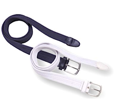 Marinepool Seglergürtel Edition Belt Navy Weiss aus Cordstring