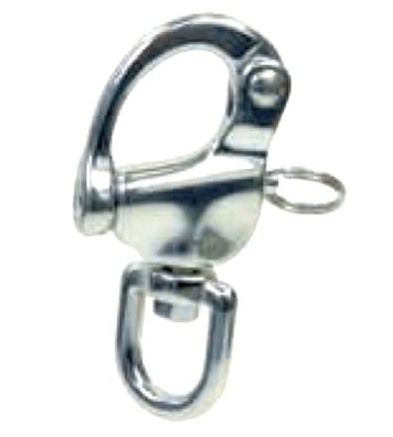 L`Ocean L´Ocean Schnappschäkel mit Wirbelauge Edelstahl A4 INOX AISI 316