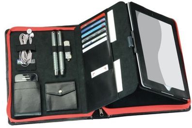 Ecobra Business- Mappe mit iPad- Fach Dokumentenmappe leer