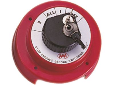 Talamex Batteriehauptschalter 12V 250A 2 Schlüssel absperrbar