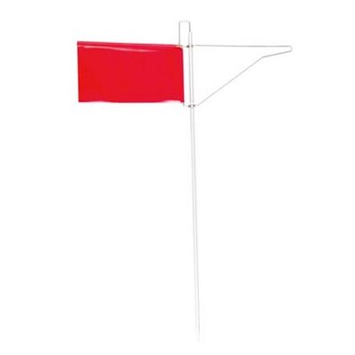 Talamex Verklicker Windfahne Rot Regatta 12cm x 7,5cm Edelstahl