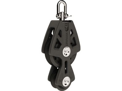 Lewmar Synchro Violinblock Single Schwarz