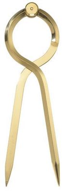Ecobra Einhand- Marinezirkel Messing Navigation