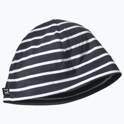 Maritime Kinder Ringelmütze Eiken navy- weiss Jeantex