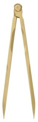 Ecobra Kartenzirkel Messing zaponiert