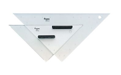 Ecobra Navigations Anlegedreieck klein 25cm 2mm Plexiglas