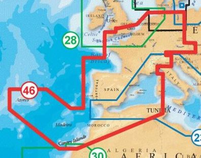Garmin Navionics Vektorkarte+ 46XG Zentraleuropa Westeuropa Binneng