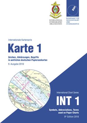 BSH Karte INT 1 Zeichen Abkürzungen Symbole in Seekarten