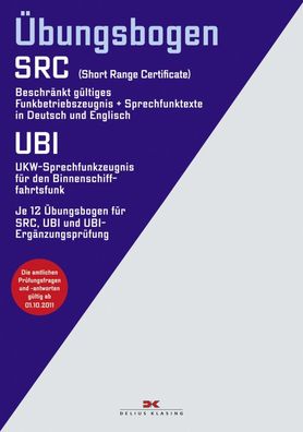 Delius Klasing Übungsbogen UKW Sprechfunkfunkzeugnisse SRC u. UBI