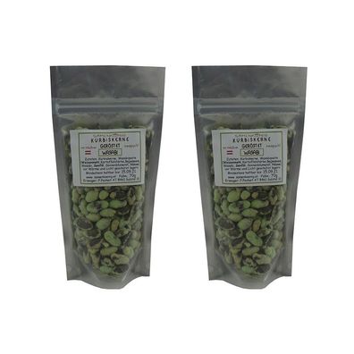 Kürbiskerne geröstet mit Wasabi 2er-Set
