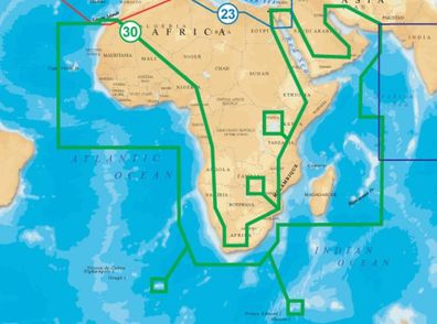 Garmin Navionics, Vektorkarte+ Large, Afrika & Mittlerer Osten