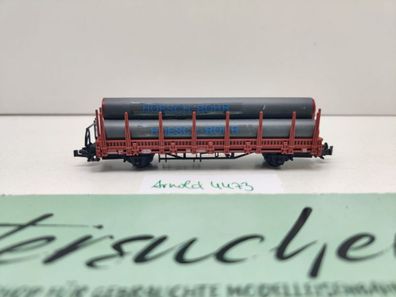 Arnold N DC 4473 ged. Rungenwagen Röhren "Hoesch" Kbs442 / DB