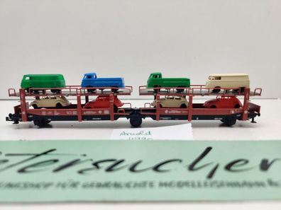 Arnold N DC 4990 2teilig Autotransporteinheit Ladung 8 VW / Offehs68 / DB