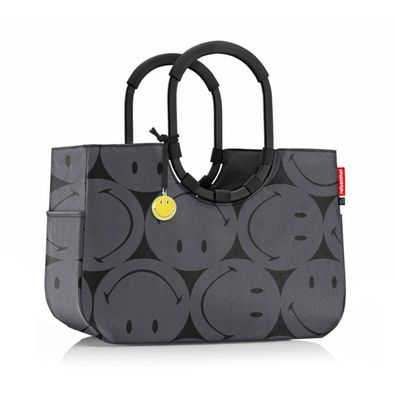 reisenthel loopshopper L OR, smiley® grey, Unisex
