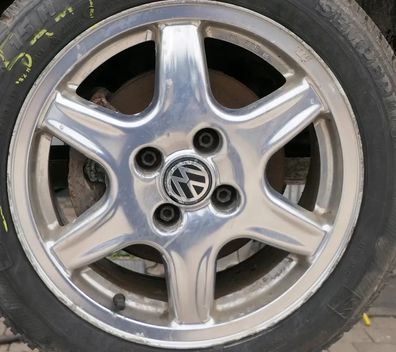 1x VW Polo 6N2 Lupo Alufelge Felge 1H0601025AE BBS Alu 6x15 ET45 4