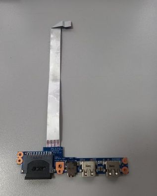 Acer Aspire V3-372 USB Board mit Kartenleser und Audio 448.06J07.0011