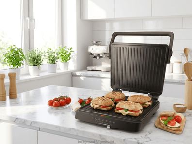 Steba FG 75 | Panini-, Kontakt- und Tischgrill | PFAS-freie Grillplatten