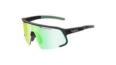 BOLLÉ Sportbrille "Speedchaser" Größe Me black matte, Scheibe Phantom clear green