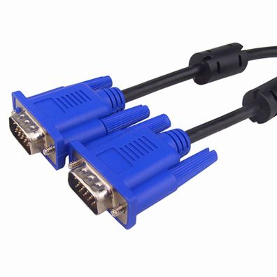 J12 VGA Kabel, VGA-Stecker auf VGA-Stecker, 15-polig Monitor Anschlusskabel 1.5m