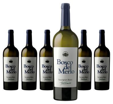 6 x Bosco del Merlo Sauvignon Blanc Turranio DOC Friuli – 2025