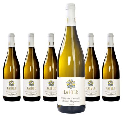 6 x Andreas Laible Durbacher Plauelrain Grauer Burgunder Qualitätswein trocken – 2024